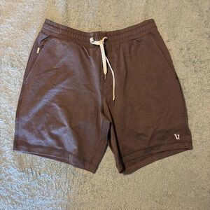 Vuori Men's Athletic Shorts in Dark Gray